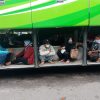 Nekat Mudik, Pemudik Di Tangerang Rela Duduk Dibagasi Bus Agar Terhindar Razia
