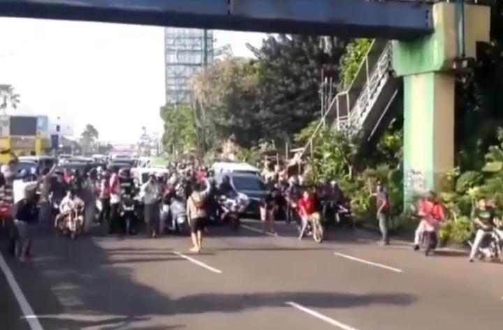 Viral Balapan Liar Setop Kendaraan Siang Hari di Serpong, 4 Pelaku Ditangkap Polisi